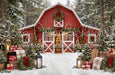 Backyard Red Winter Barn (CC)
