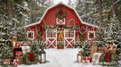 Backyard Red Winter Barn (CC)