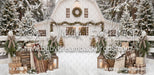 Backyard White Winter Barn (CC)