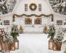 Backyard White Winter Barn (CC)