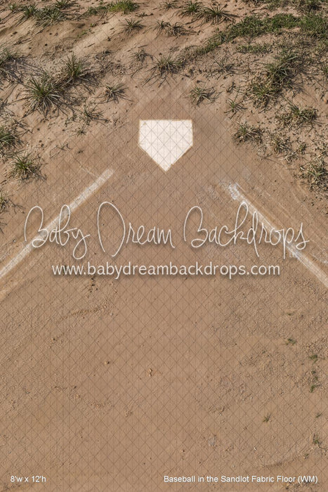 Baseball in the Sandlot Fabric Floor (WM)