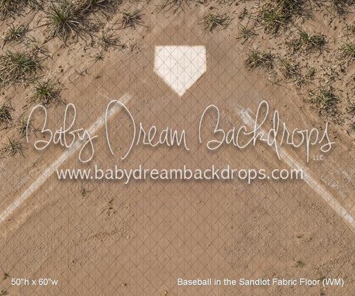 Baseball in the Sandlot Fabric Floor (WM)
