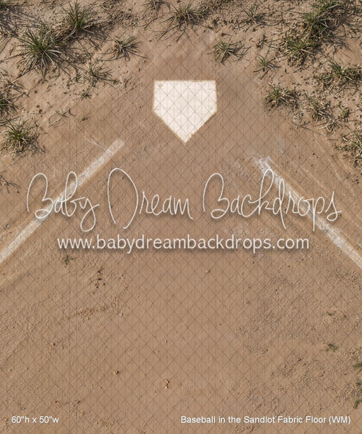 Baseball in the Sandlot Fabric Floor (WM)