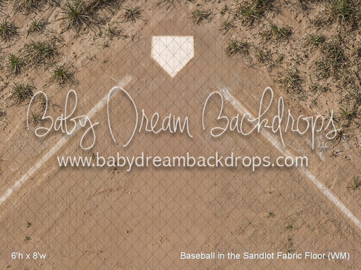Baseball in the Sandlot Fabric Floor (WM)