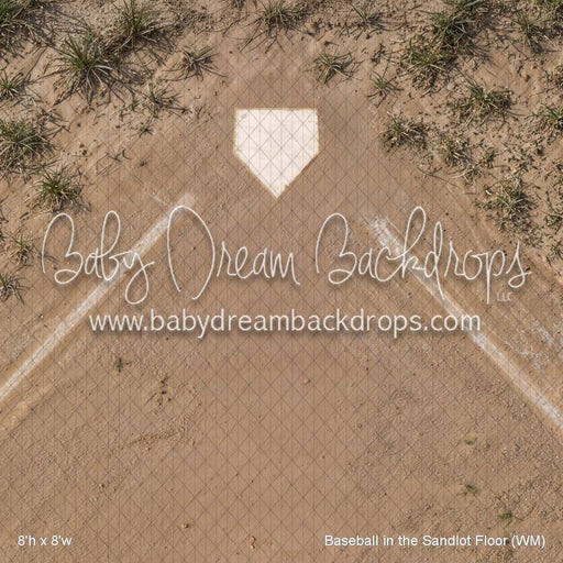 Baseball in the Sandlot Fabric Floor (WM)