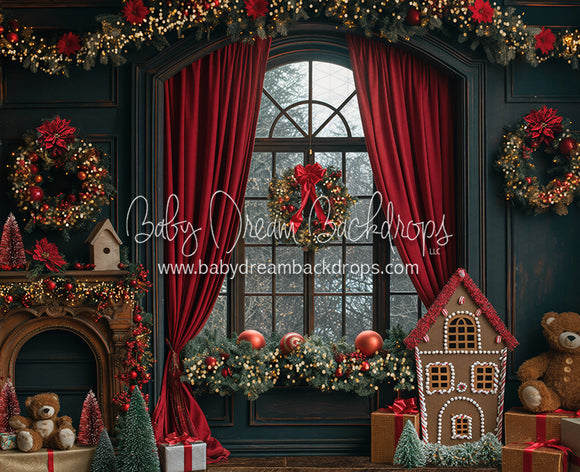 Beary Christmas Window (JA)