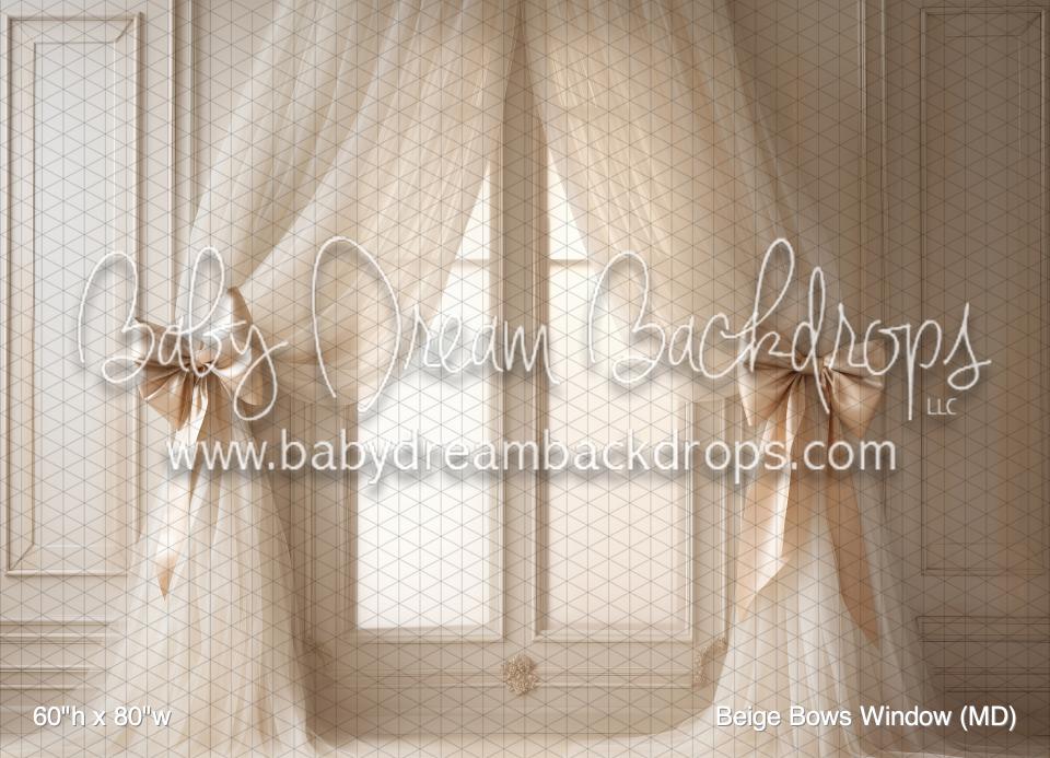 Beige Bows Window (MD)