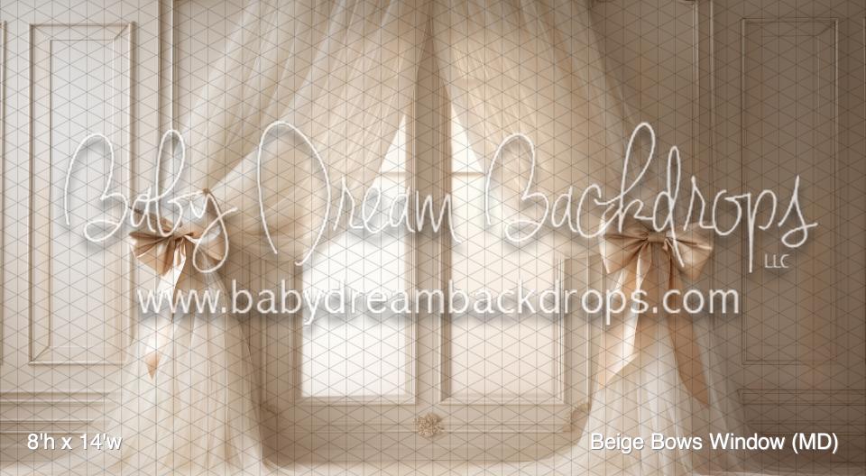 Beige Bows Window (MD)