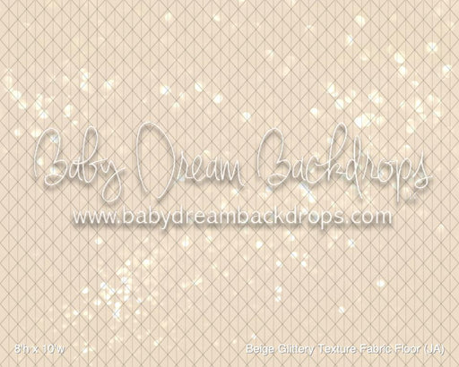 Beige Glittery Texture Fabric Floor (JA)
