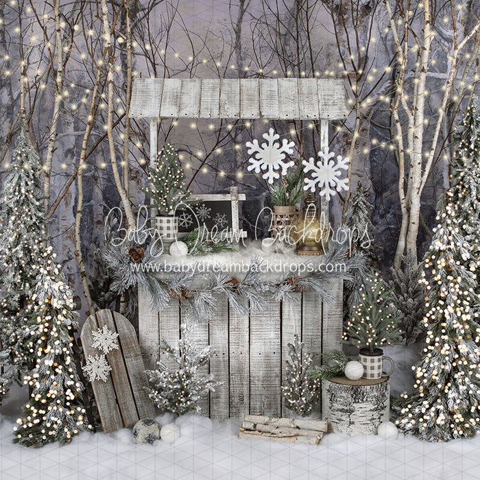 Believe in Birch Winter Stand Lights