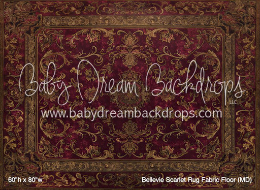 Bellevie Scarlet Rug Fabric Floor (MD)