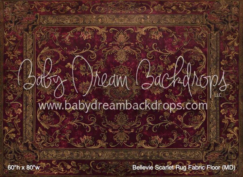 Bellevie Scarlet Rug Fabric Floor (MD)