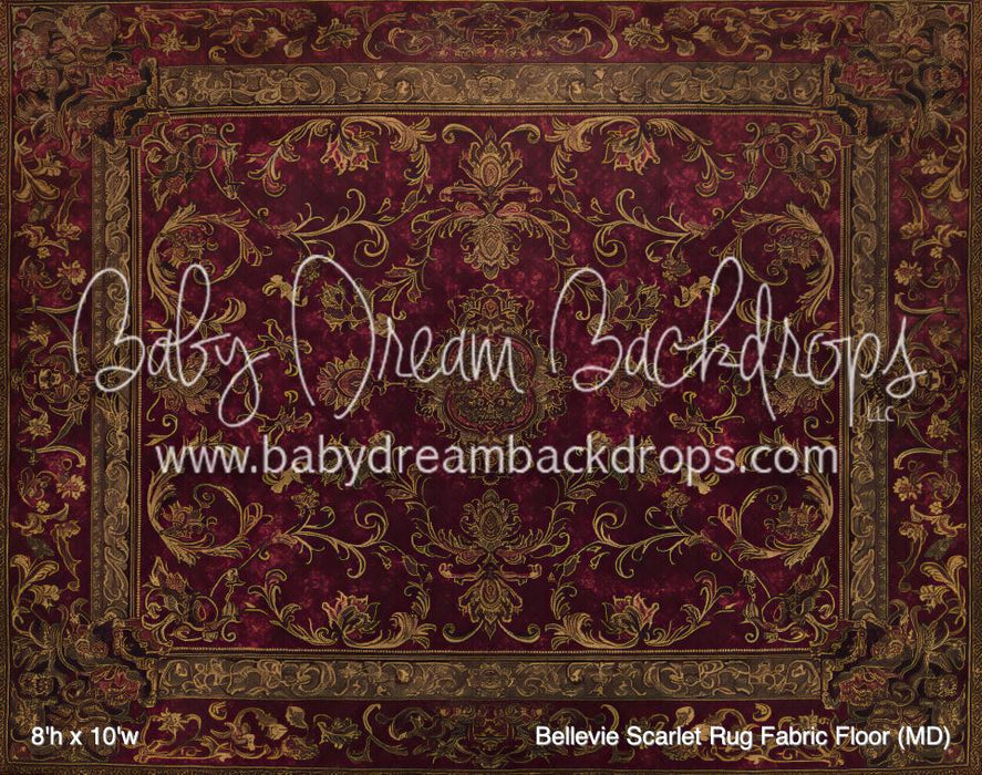 Bellevie Scarlet Rug Fabric Floor (MD)