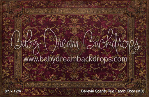 Bellevie Scarlet Rug Fabric Floor (MD)