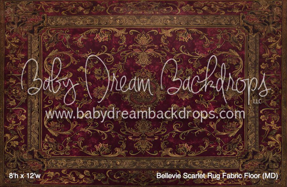 Bellevie Scarlet Rug Fabric Floor (MD)