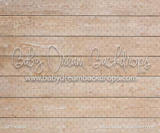 Birch Planks Fabric Floor (WM)