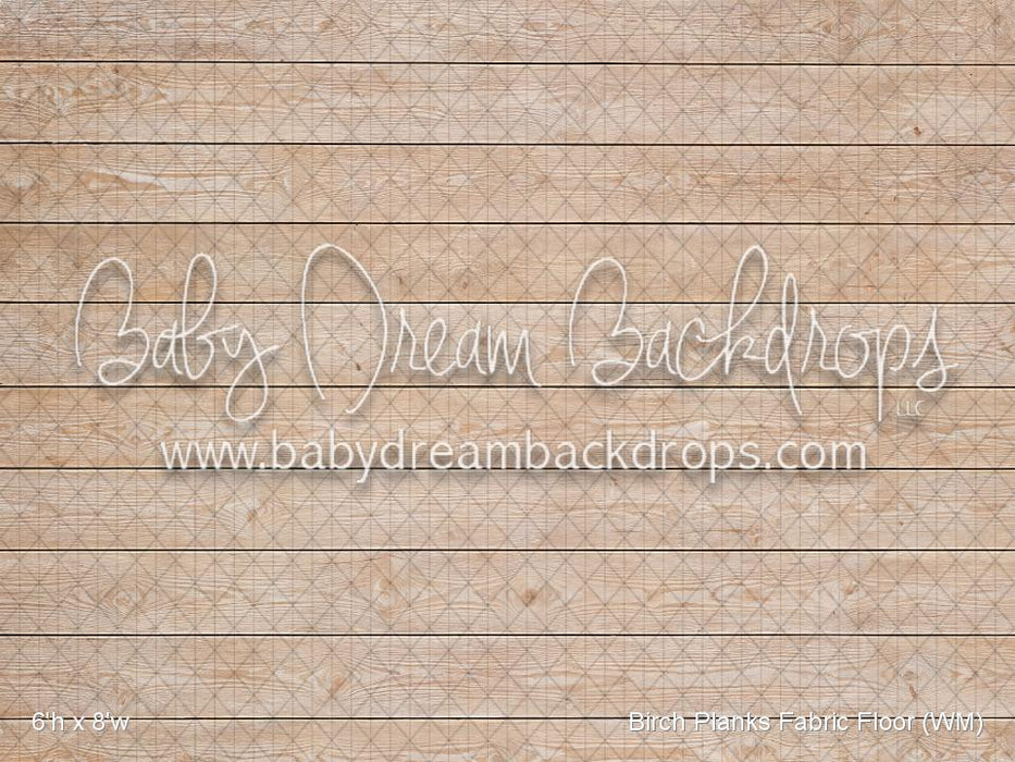 Birch Planks Fabric Floor (WM)