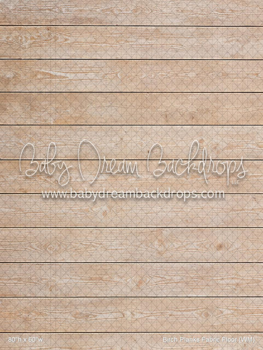Birch Planks Fabric Floor (WM)