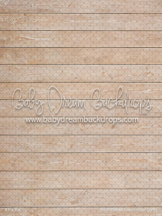Birch Planks Fabric Floor (WM)