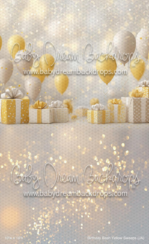 Birthday Bash Yellow Sweeps (JA)