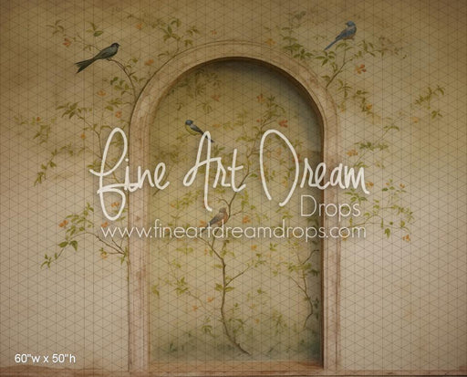 Bitty Italian Fresco Arch I (WM)