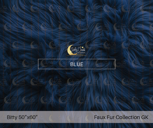 Bitty Nursery Dream Faux Fur Blue (GK)