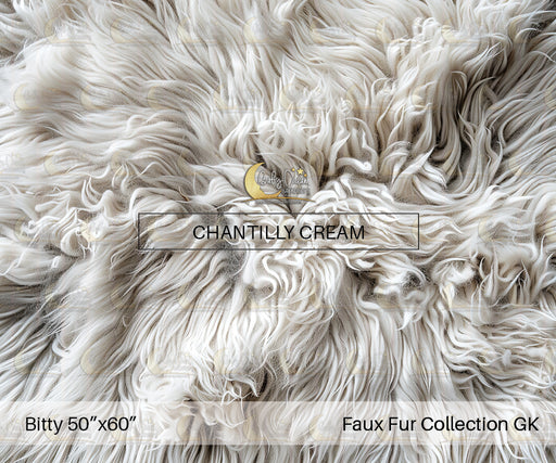 Bitty Nursery Dream Faux Fur Chantilly Cream (GK)