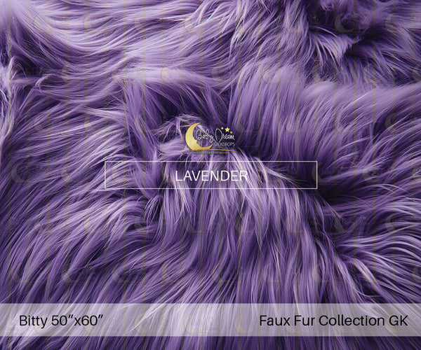 Bitty Nursery Dream Faux Fur Lavender (GK)