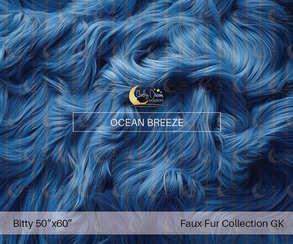 Bitty Nursery Dream Faux Fur Ocean Breeze (GK)