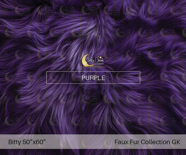 Bitty Nursery Dream Faux Fur Purple (GK)