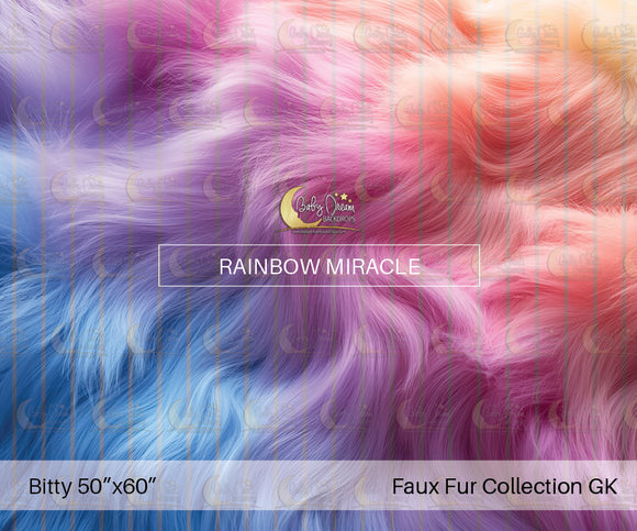 Bitty Nursery Dream Faux Fur Rainbow Miracle (GK)