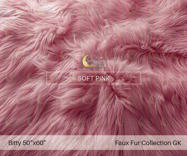 Bitty Nursery Dream Faux Fur Soft Pink (GK)