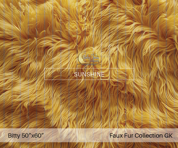 Bitty Nursery Dream Faux Fur Sunshine (GK)