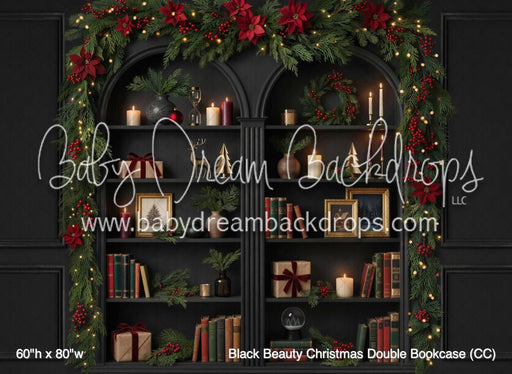 Black Beauty Christmas Double Bookcase (CC)