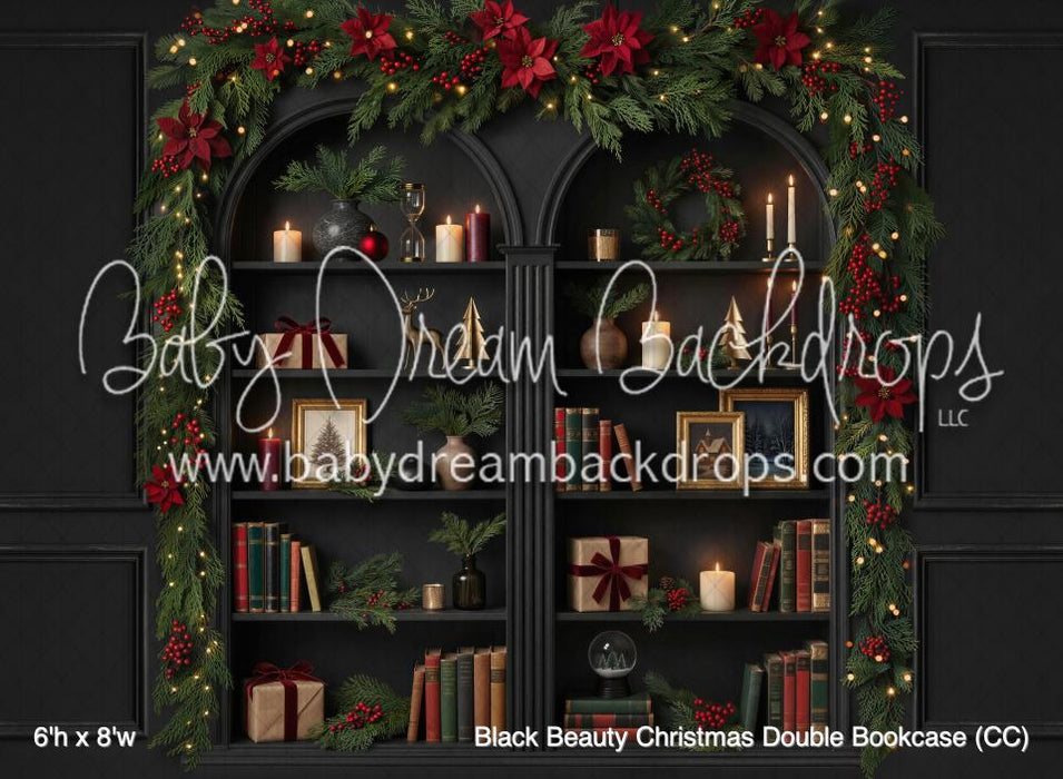 Black Beauty Christmas Double Bookcase (CC)