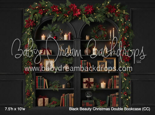 Black Beauty Christmas Double Bookcase (CC)