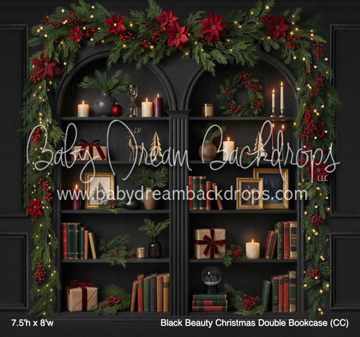 Black Beauty Christmas Double Bookcase (CC)