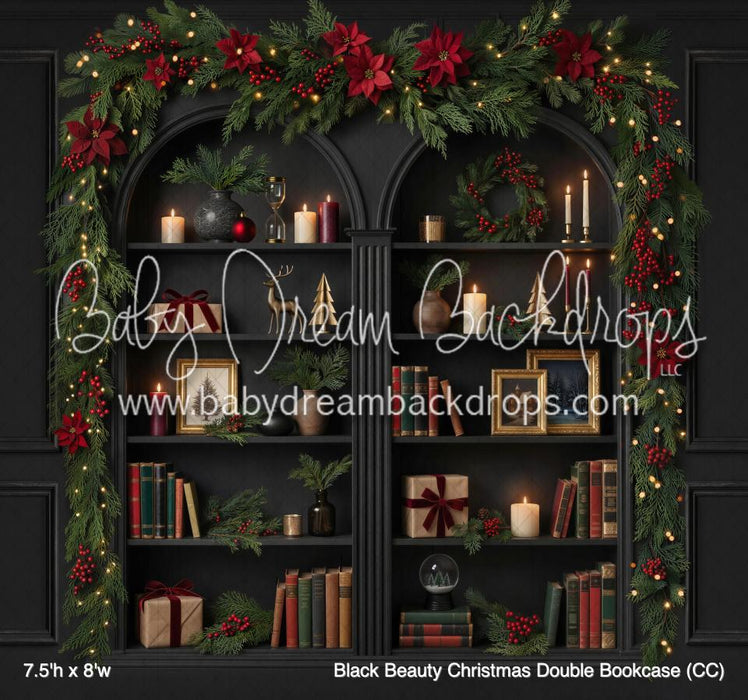 Black Beauty Christmas Double Bookcase (CC)