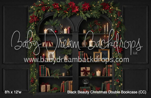Black Beauty Christmas Double Bookcase (CC)