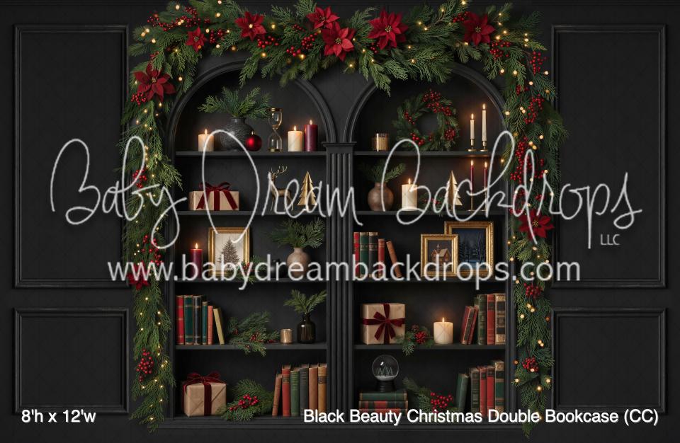 Black Beauty Christmas Double Bookcase (CC)