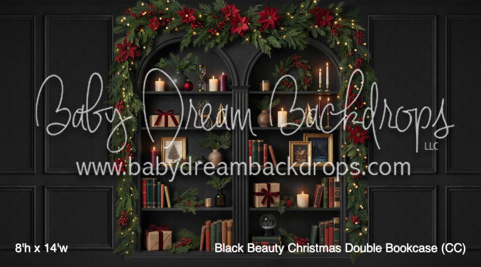 Black Beauty Christmas Double Bookcase (CC)