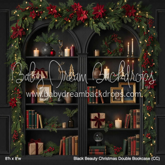 Black Beauty Christmas Double Bookcase (CC)
