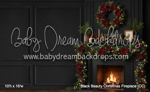 Black Beauty Christmas Fireplace (CC)