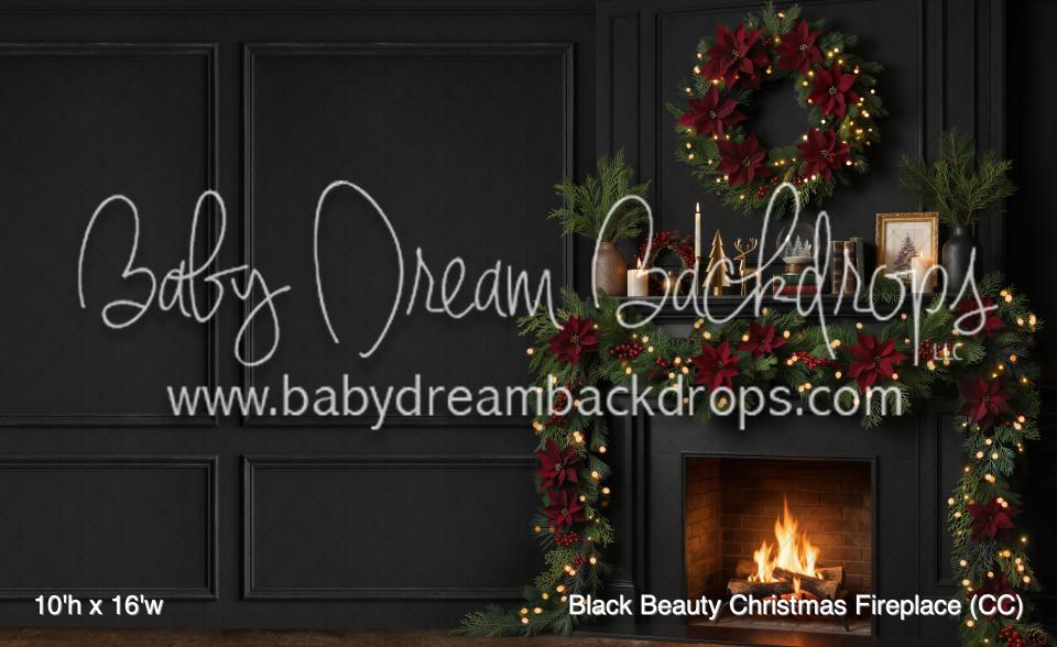 Black Beauty Christmas Fireplace (CC)