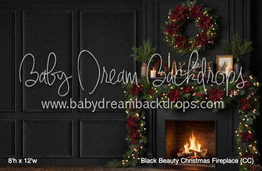 Black Beauty Christmas Fireplace (CC)