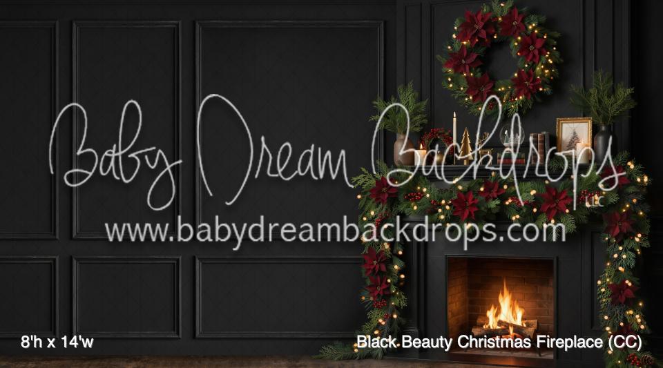 Black Beauty Christmas Fireplace (CC)