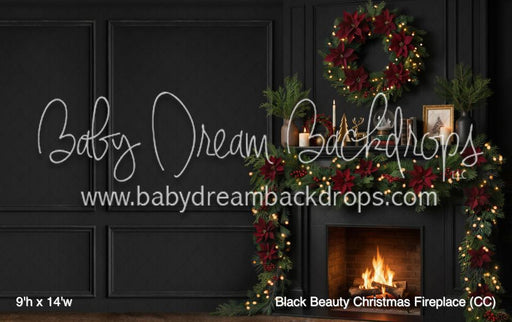 Black Beauty Christmas Fireplace (CC)