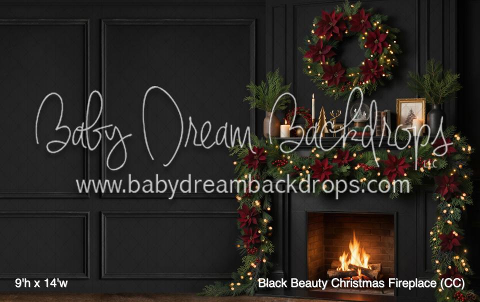 Black Beauty Christmas Fireplace (CC)