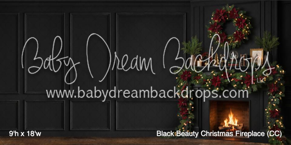 Black Beauty Christmas Fireplace (CC)