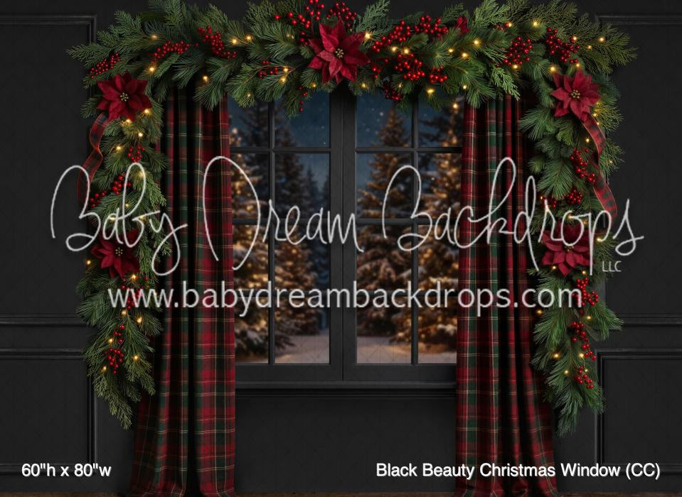 Black Beauty Christmas Window (CC)